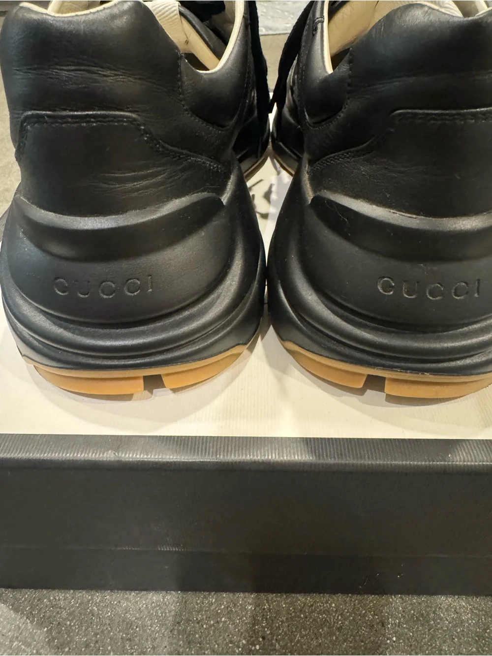 Gucci Rhyton black Web Print